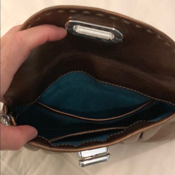 Brighton wristlet clutch in copper/gold - Picture 4 of 6